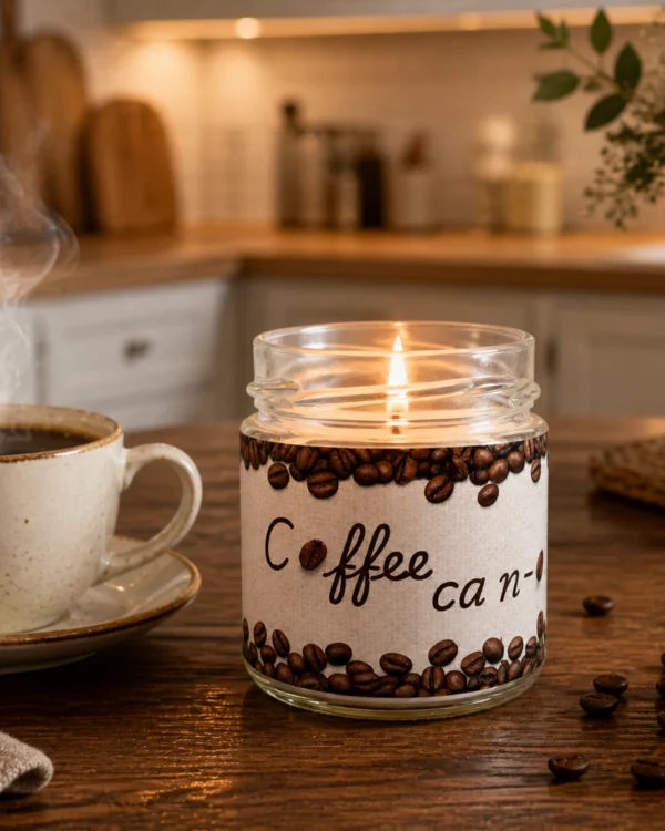 Cadou coffee lover lumanare parfumata cafea